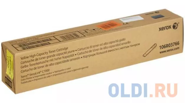 Картридж Xerox 106R03766 10000стр Желтый