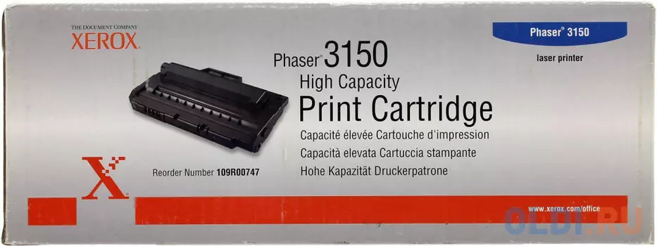 Картридж Xerox 109R00747 для Phaser 3150 черный 5000стр