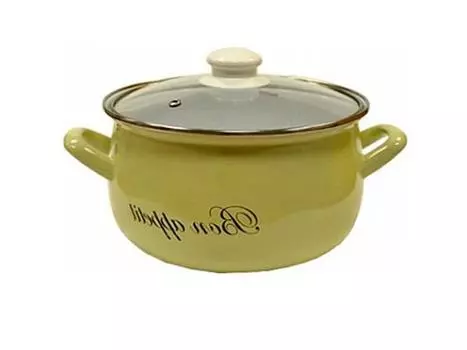 Кастрюля Interos 2234B Лайм 16 см 2.1 л нержавеющая сталь