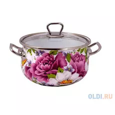 Кастрюля Interos 2545 Пион,4,0 л