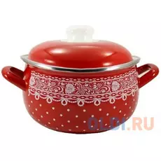 Кастрюля INTEROS 3661В 20 см 4 л эмалированная сталь