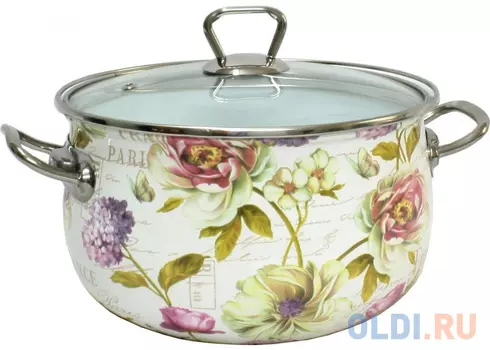 Кастрюля INTEROS "Франция" 24 см 5.7 л эмалированная сталь 1926