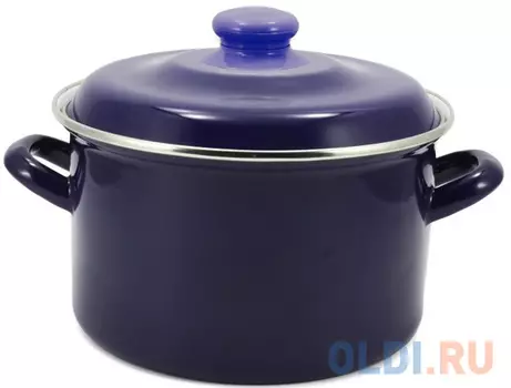 Кастрюля INTEROS "Индиго" 20 см 4.7 л эмалированная сталь 51012