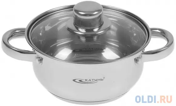 Кастрюля Катунь Гретта KT 04 D 16 16 см 1.6 л нержавеющая сталь
