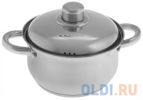 Кастрюля Катунь KT04-D-18м Гретта 16 см 1.8 л нержавеющая сталь