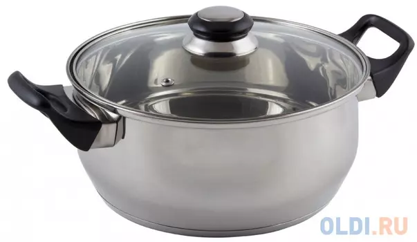 Кастрюля Mallony BAK-04 3.9 л нержавеющая сталь 004283