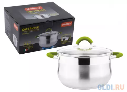 Кастрюля Mallony Toskana 6.1 л нержавеющая сталь 002128