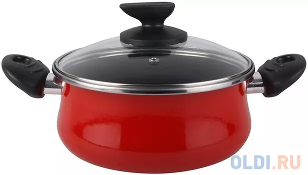 Кастрюля низкая с крышкой Vitrinor Praga 24