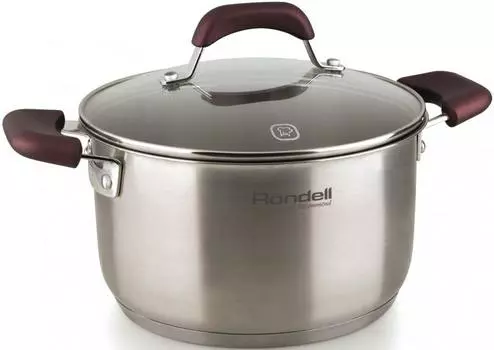 Кастрюля Rondell Bojole RDS-736 20 см 3.3 л нержавеющая сталь