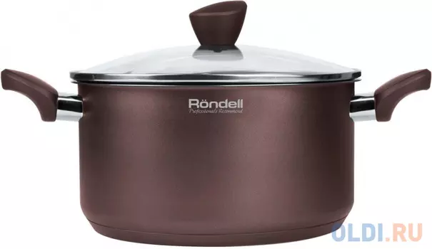 Кастрюля Rondell Kortado RDS-1031 2л. d=18см (с крышкой) коричневый