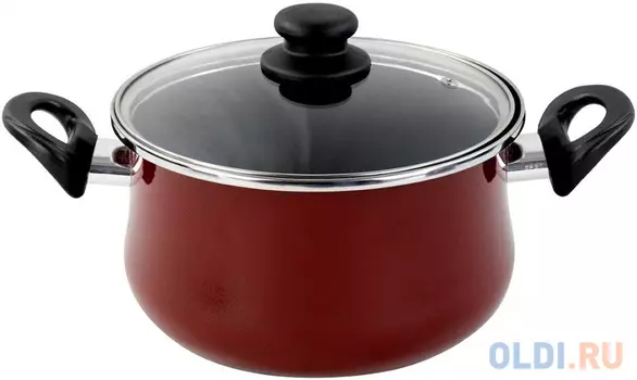 Кастрюля с крышкой Vitrinor Authentique Burgundy 18