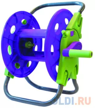 КАТУШКА ДЛЯ ШЛАНГА НА ПОДСТАВКЕ, СКЛАДНАЯ РУЧКА, ПОВОРОТН. АДАПТЕР (1/5) "DON GAZON" 096-3401