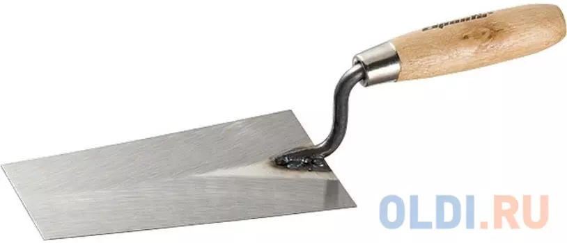 Кельма SPARTA 862765 каменщика стальная 200мм деревянная ручка