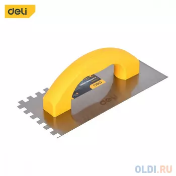 Кельма зубчатая прямоугольная Deli DL509310 230х100мм