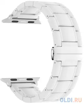 Керамический ремешок для Apple Watch 42/44 mm LYAMBDA LIBERTAS DS-APG-06-44-WW White