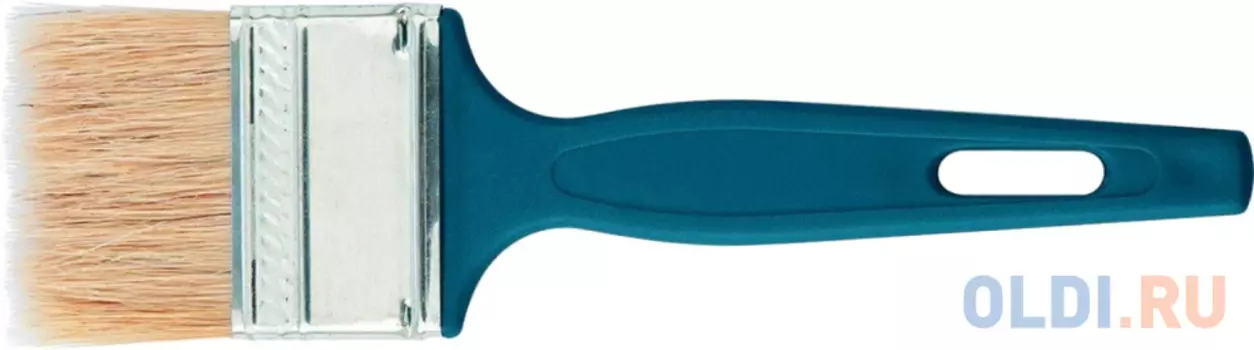 Кисть флейцевая "Эксперт", 25*6, натуральная щетина, пластиковая ручка// Сибртех