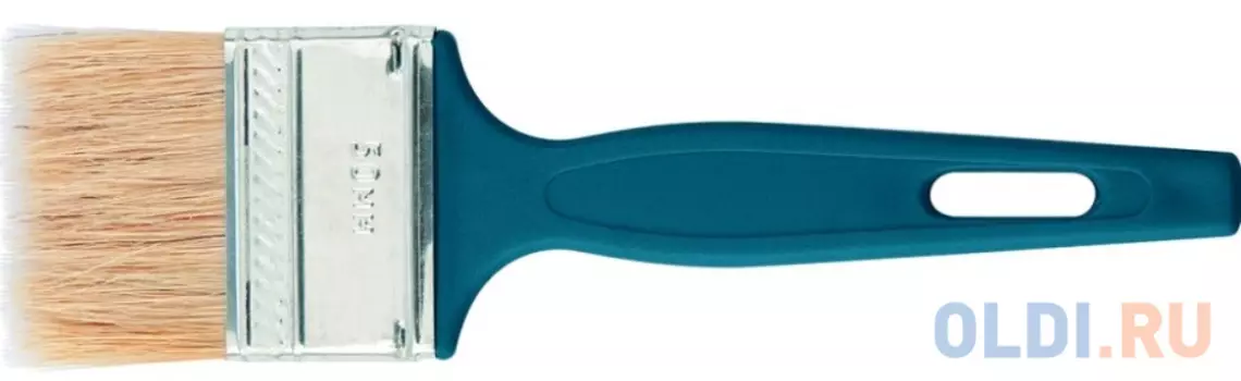 Кисть флейцевая "Эксперт", 35*6, натуральная щетина, пластиковая ручка// Сибртех