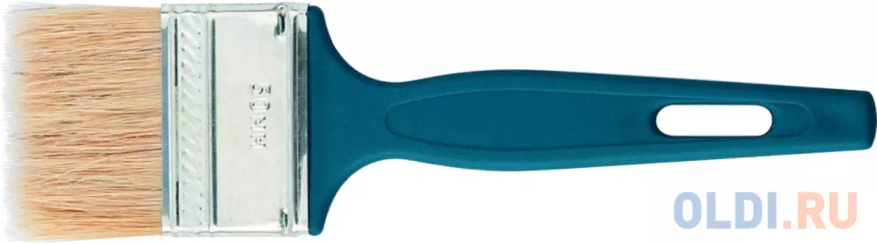 Кисть флейцевая "Эксперт", 70*6, натуральная щетина, пластиковая ручка// Сибртех