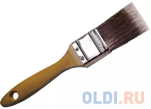 КИСТЬ ПЛОСКАЯ "ЭКСПЕРТ" №3 /75 ММ (12/120) ИСКУСТВ. ЩЕТИНА, ДЕРЕВ.РУЧКА "КЕДР" 048-1530