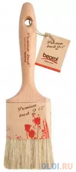 КИСТЬ ПЛОСКАЯ "PREMIUM" №2 (3/180) "BEOROL"