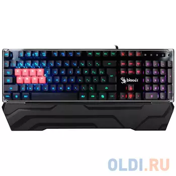 Клавиатура A4Tech B3370R черный USB Multimedia Gamer LED