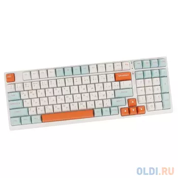 Клавиатура A4Tech Fstyler FS300 механическая белый USB for gamer LED (FS300 PANDA SNORKLENING)
