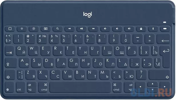 Клавиатура беспроводная Logitech Keys-To-Go Bluetooth синий 920-010123
