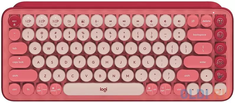 Клавиатура беспроводная Logitech POP Bluetooth розовый