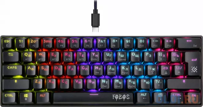 Клавиатура Defender FOBOS GK-011 Black Bluetooth USB