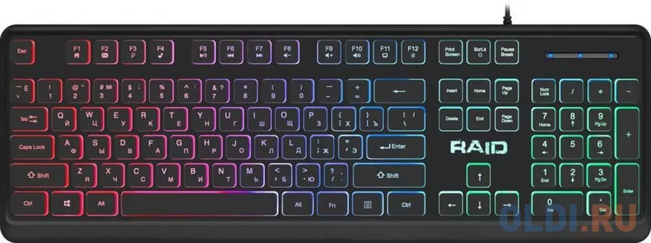 Клавиатура Defender RAID GK-778DL RU Black USB