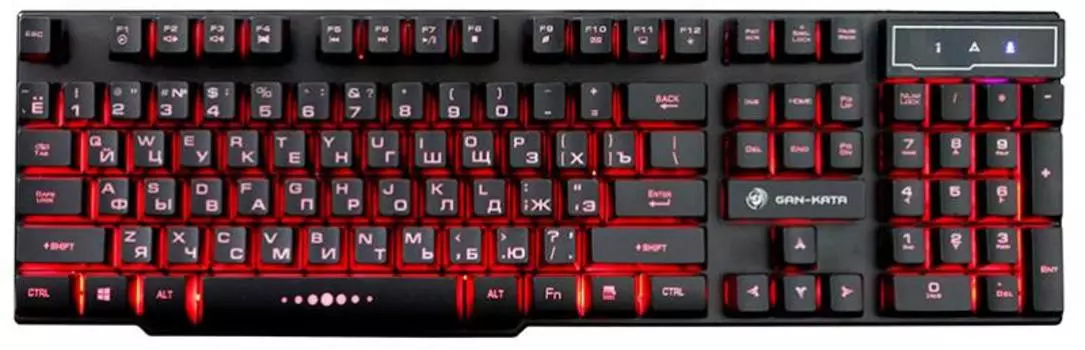 Клавиатура Dialog Gan-Kata KGK-15U Black USB проводная, мембранная