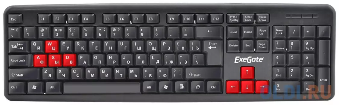 Клавиатура Exegate Professional Standard LY-403 Black USB