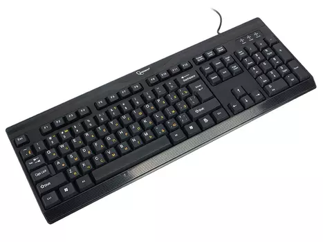Клавиатура Gembird KB-8335U-BL Black USB проводная,104 клавиши