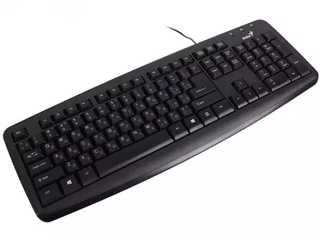Клавиатура Genius KB-110X влагоустойчивая черный PS/2