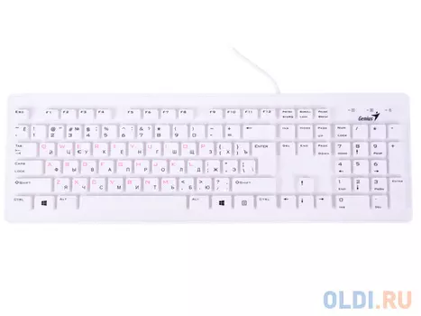 Клавиатура Genius SlimStar 130 White USB