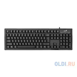 Клавиатура Genius Smart KB-102 Black USB (High Key Design), 105 КЛ, провод 1.5 м