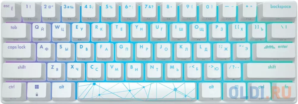 Клавиатура GMNG GG-KB505XW White Радио USB