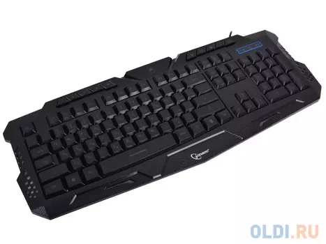 Клавиатура игровая Gembird KB-G11L, 3 различные подсветки, 10 доп. клавиш