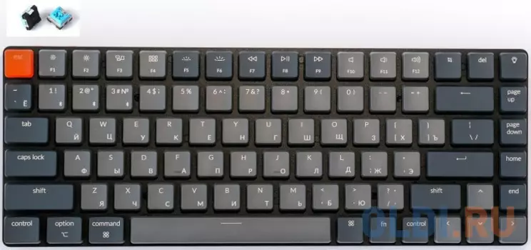 Клавиатура Keychron K3-D2 Grey Bluetooth USB Type-C