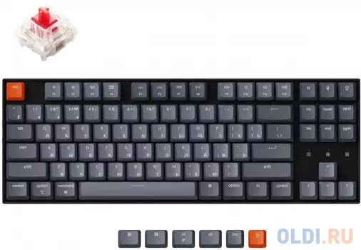 Клавиатура Keychron K8- Black/Grey Bluetooth