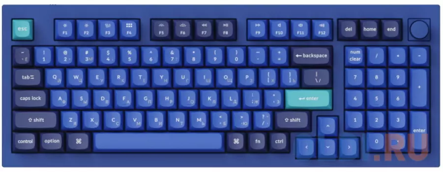 Клавиатура Keychron Q5-O2 Blue USB USB Type-C