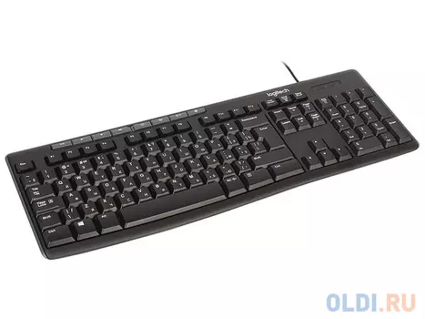 (920-008814) Клавиатура Logitech Keyboard K200 For Business Black USB