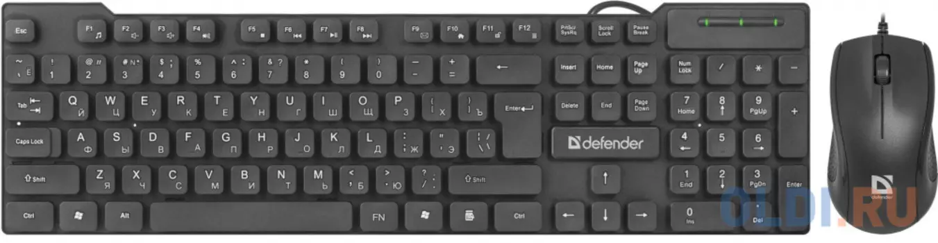Клавиатура + Мышь York C-777 RU, черный, USB,мультимедиа DEFENDER