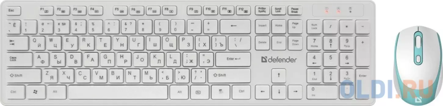 Клавиатура + мышка AUCKLAND C-987 RU WHITE 45987 DEFENDER