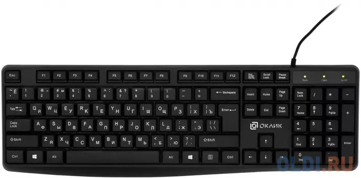 Клавиатура Oklick 145M, USB, черный [1659983]