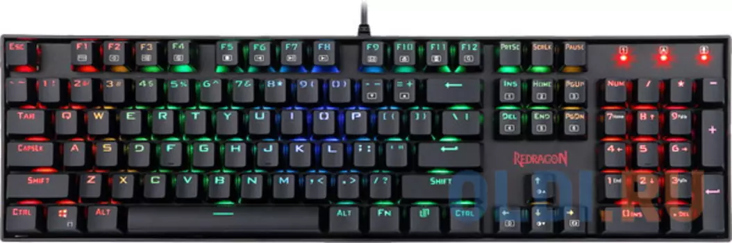 Клавиатура проводная Defender Mitra USB черный