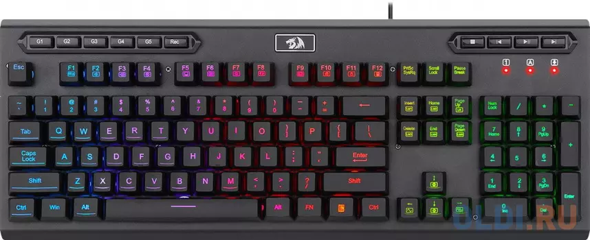 Клавиатура проводная Defender Skanda Pro USB черный