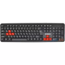 Клавиатура проводная Exegate LY-403 USB черный