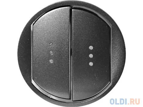 Клавиша Legrand Celiane для выключателя двойная IP44 CLN 67802