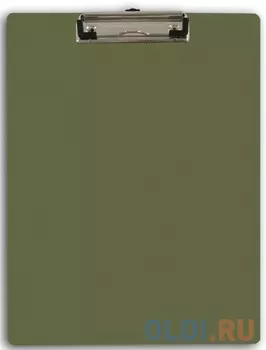 Клип-борд METALLIC, ф.А4, пластик, темно-зеленый